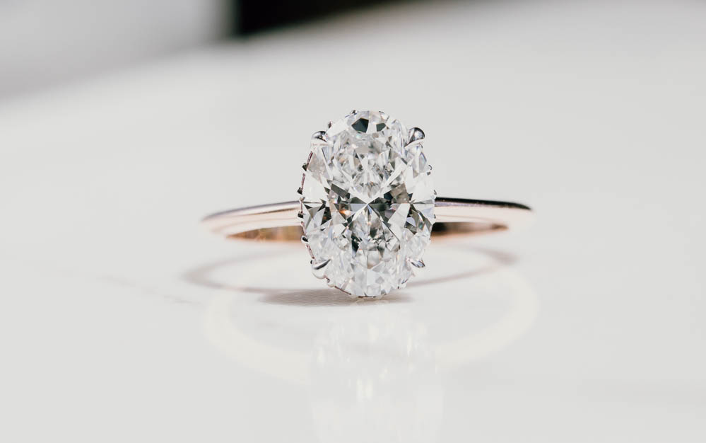 2258 Oval Engagement Ring 11