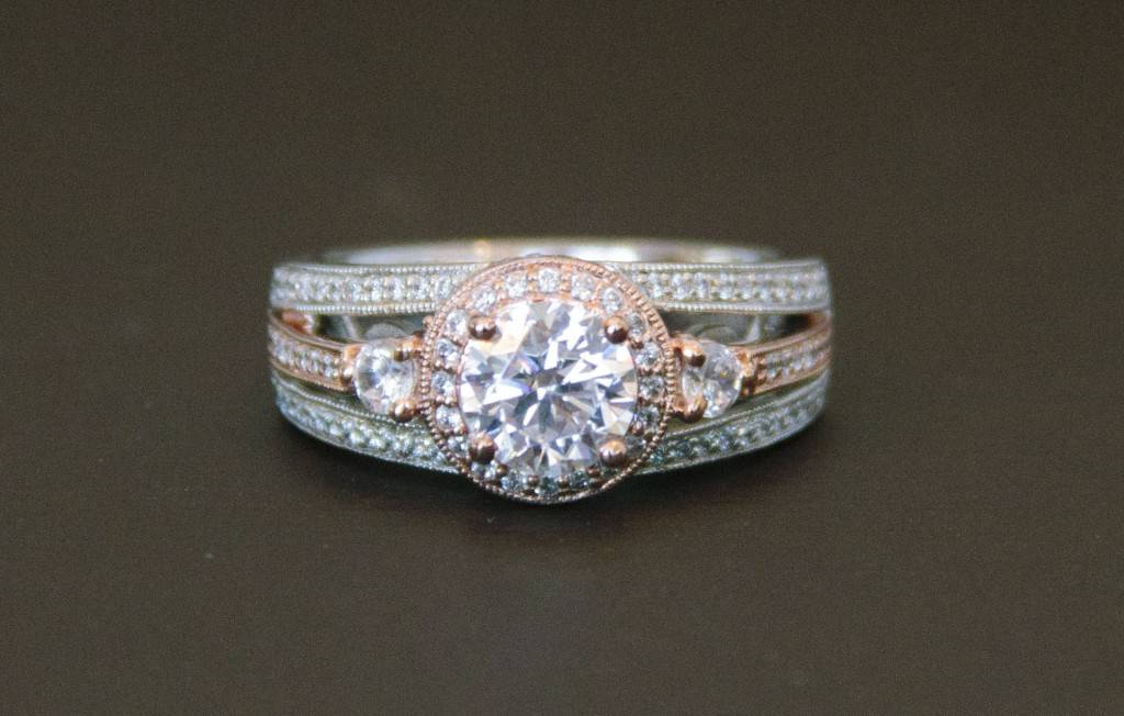 Diamond Ring with Multiple Gemstones