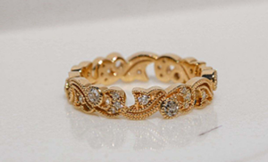 Womens Gold Wedding Bands - Diamonds Forever