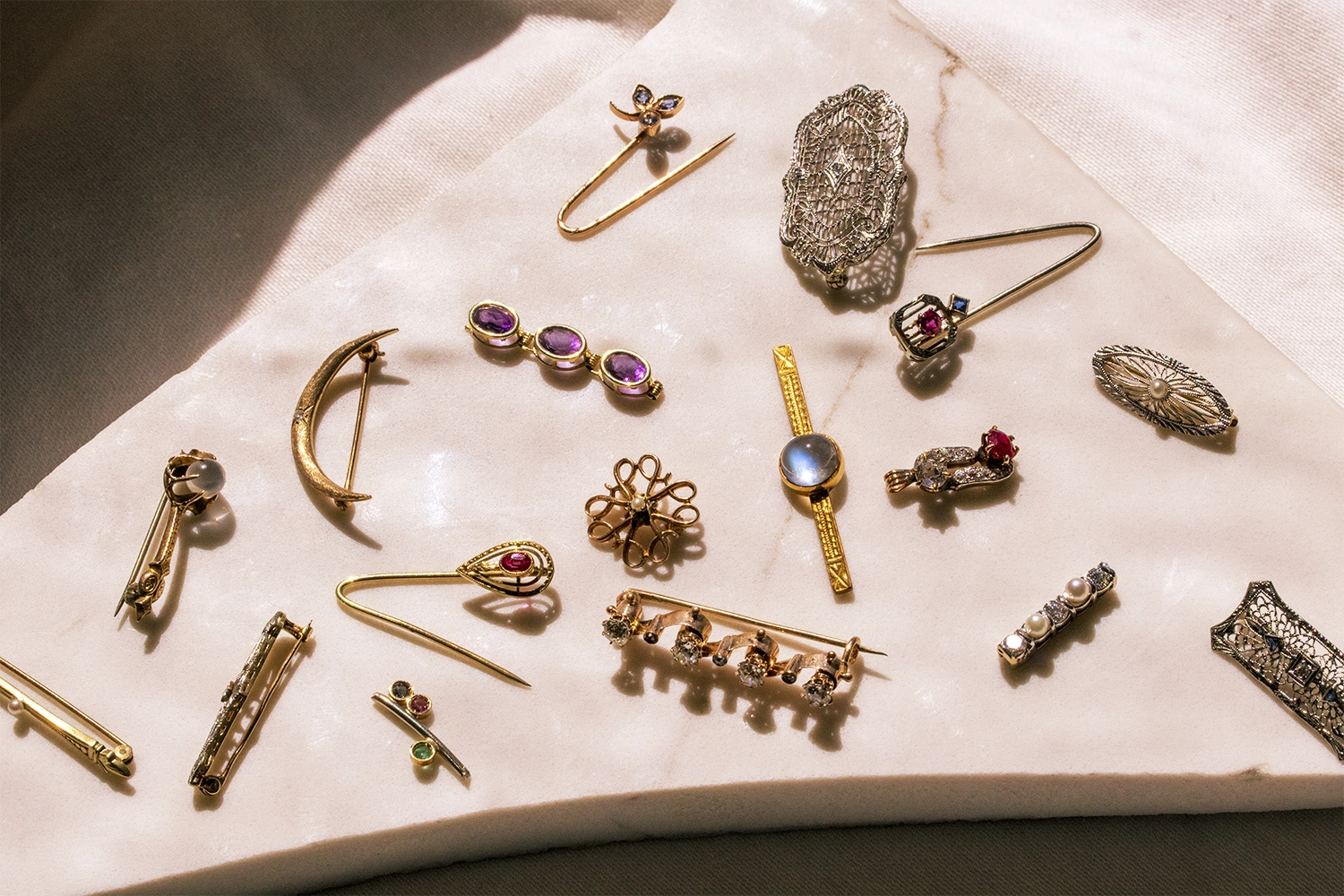 Antique and Vintage Brooches Custom Redesign Diamonds Forever San Diego