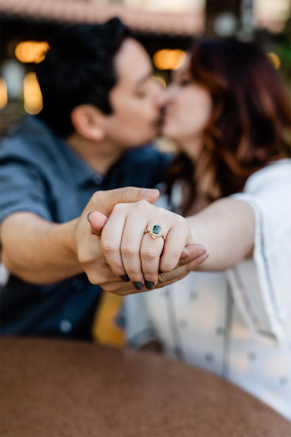 Unique Halo Engagement Ring Diamonds Forever Client Proposal