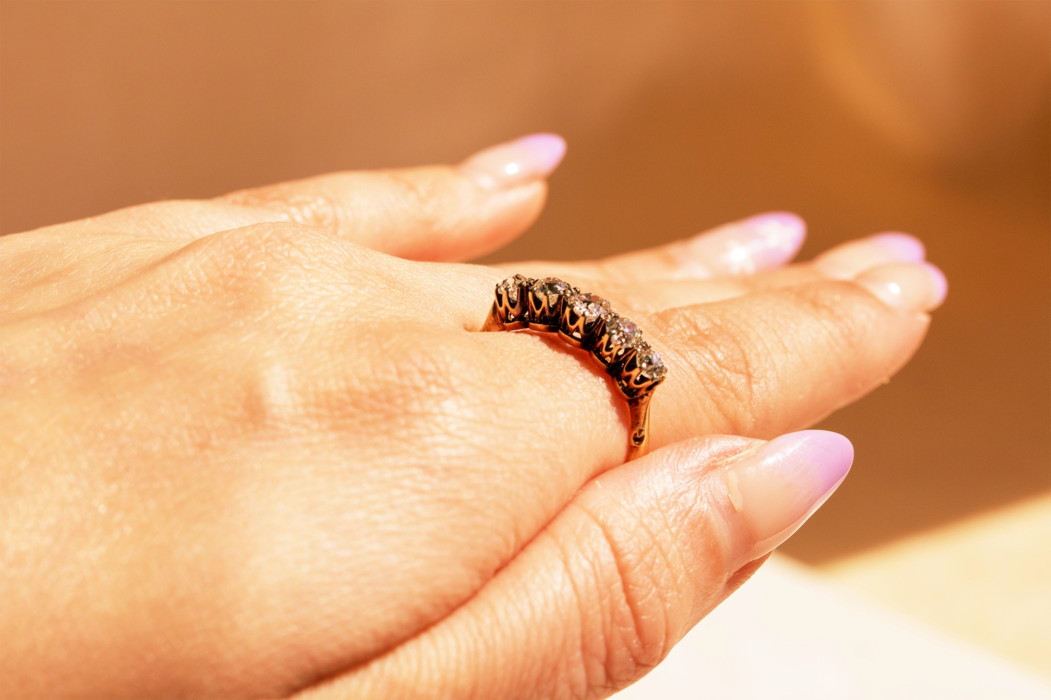 Antique 5-stone Ring Diamonds Forever San Diego