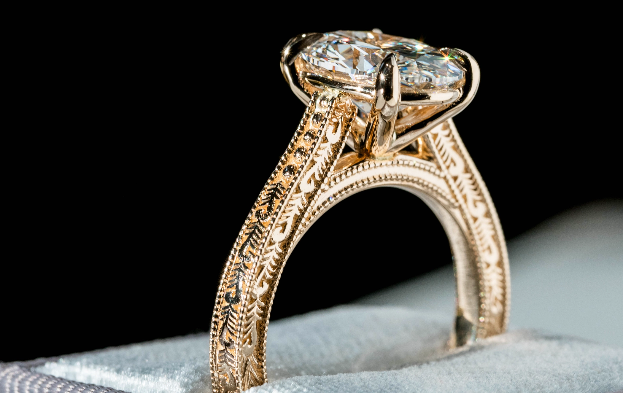 Custom Engraved Engagement Rings Diamonds Forever San Diego